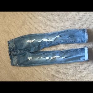 Ripped Bebe Skinny Jeans